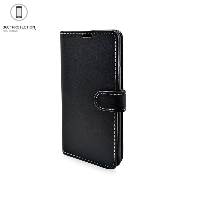 Oppo A15 / Oppo A15s Flip Folio Book Wallet Case [Black]
