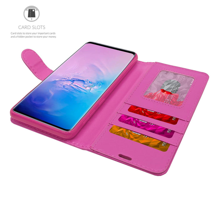 Samsung Galaxy J1 Ace Flip Folio Book Wallet Case