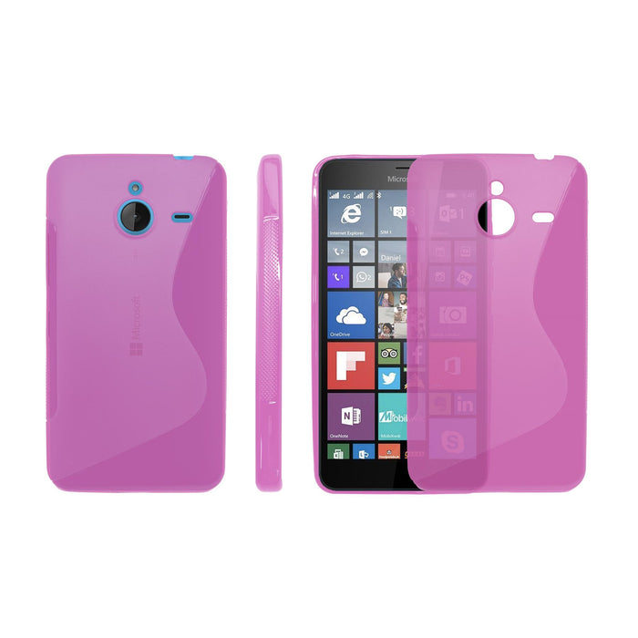 S-Gel Wave Tough Shockproof Phone Case Gel Cover Skin Microsoft Lumia 640 XL