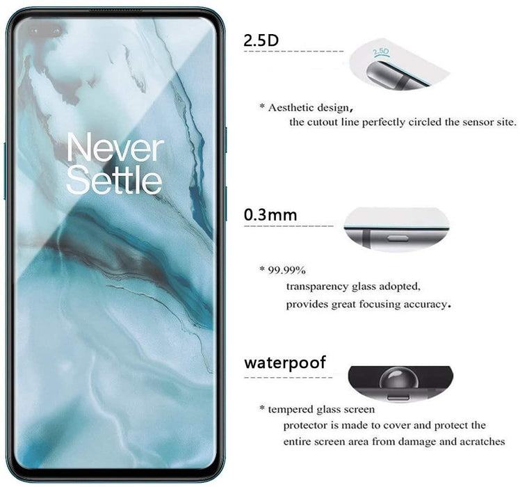 Oneplus Nord 2.5D Tempered Glass Screen Protector