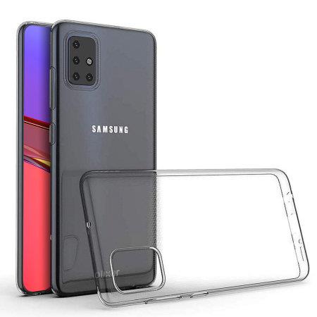 Sasmung Galaxy A71 Silicone Gel Ultra Slim Case Clear