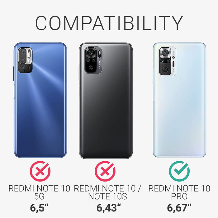Xiaomi Redmi Note 10 Pro Silicone Gel Ultra Slim Case Clear