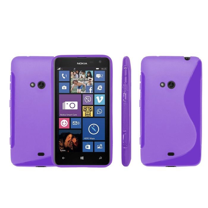 S-Gel Wave Tough Shockproof Phone Case Gel Cover Skin Nokia Lumia 625