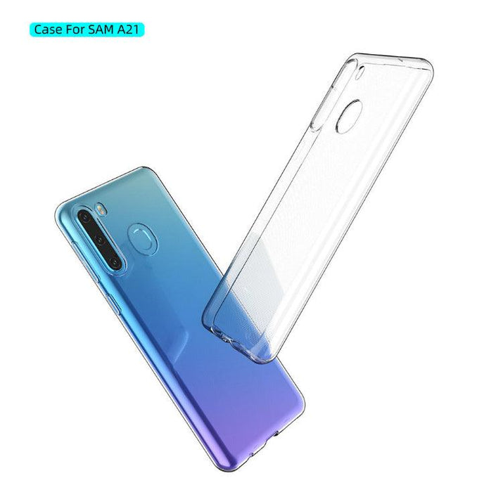 Samsung Galaxy A21 Silicone Gel Ultra Slim Case Clear