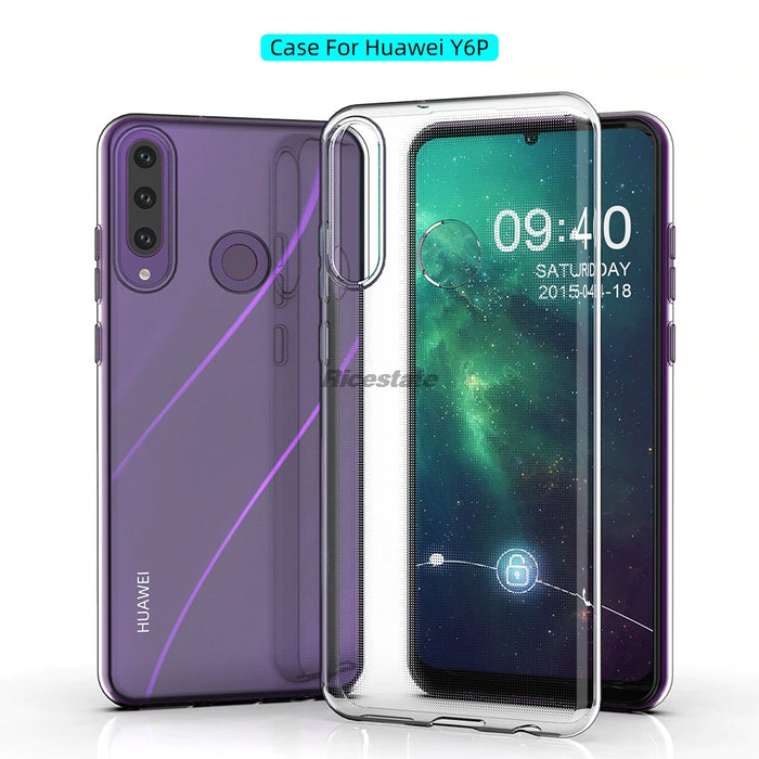 Huawei Y6P (2020) Silicone Gel Ultra Slim Case Clear