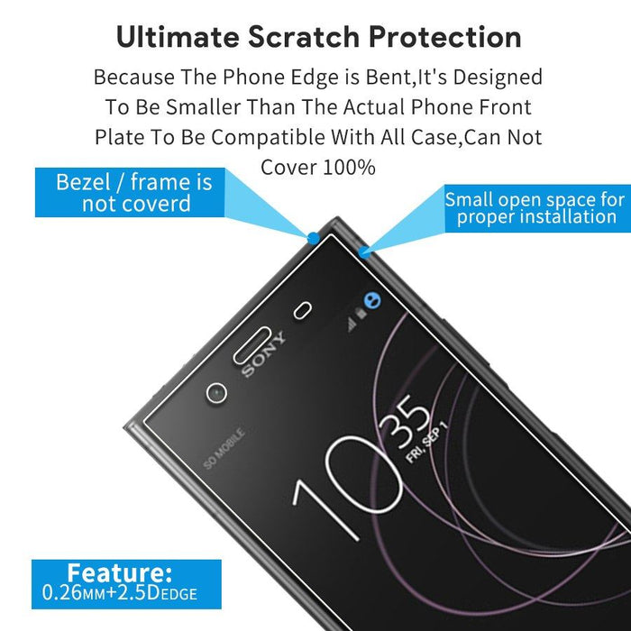 Sony Xperia XZ3  2.5D Tempered Glass Screen Protector
