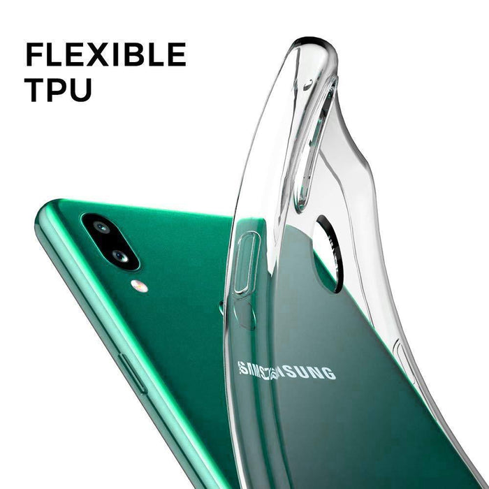Samsung Galaxy A10s Silicone Gel Ultra Slim Case Clear