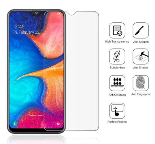 Samsung A20s 2.5D Tempered Glass Screen Protector