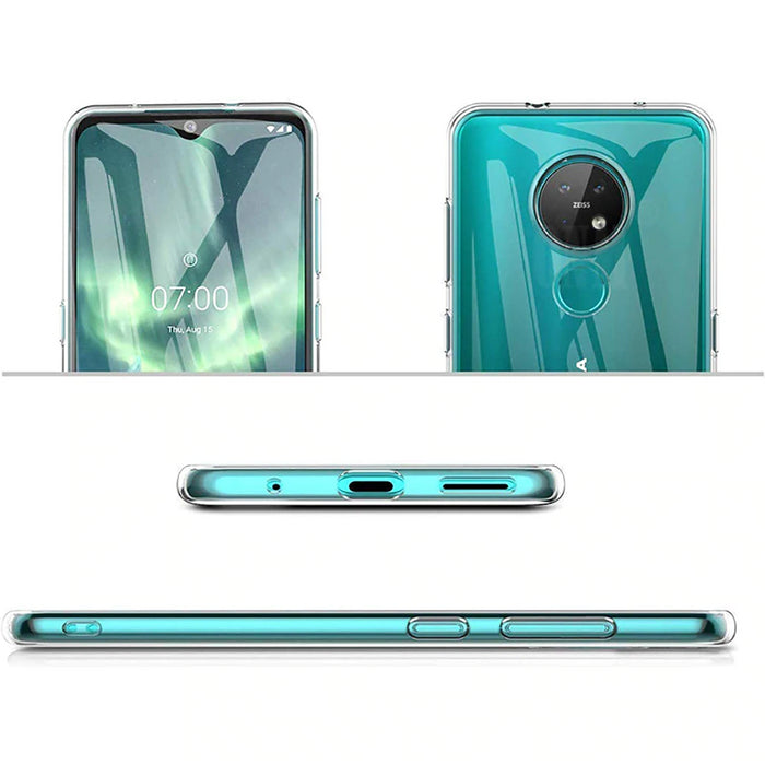 Nokia 6.2 / 7.2 Silicone Gel Ultra Slim Case Clear