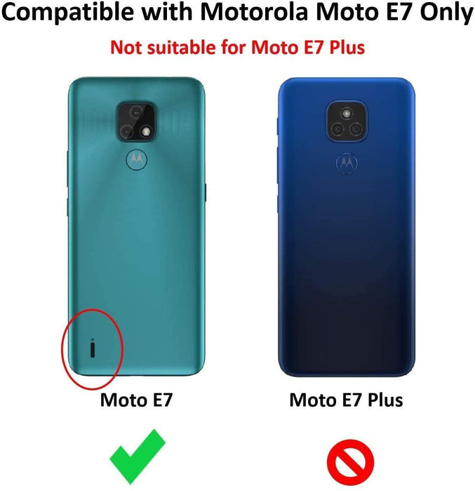 Motorola Moto E7 Silicone Gel Ultra Slim Case Clear