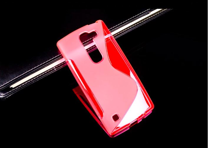 S-Gel Wave Tough Shockproof Phone Case Gel Cover Skin for LG Spirit