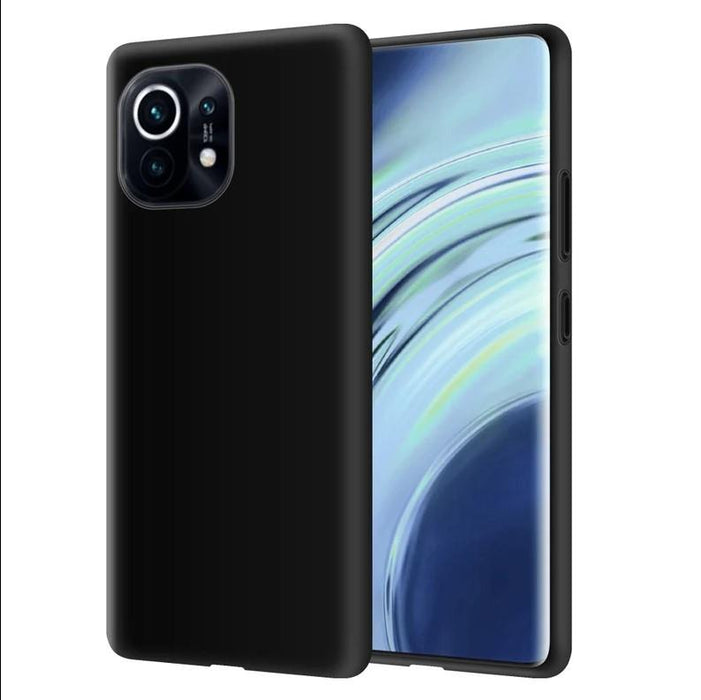 Black Gel Case Tough Shockproof Phone Case Gel Cover Skin for Xiaomi Redmi 11 PRO 5G