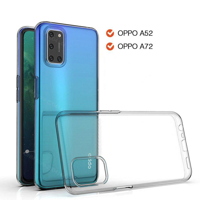 Oppo A52 / A72 (2020) Silicone Gel Ultra Slim Case Clear