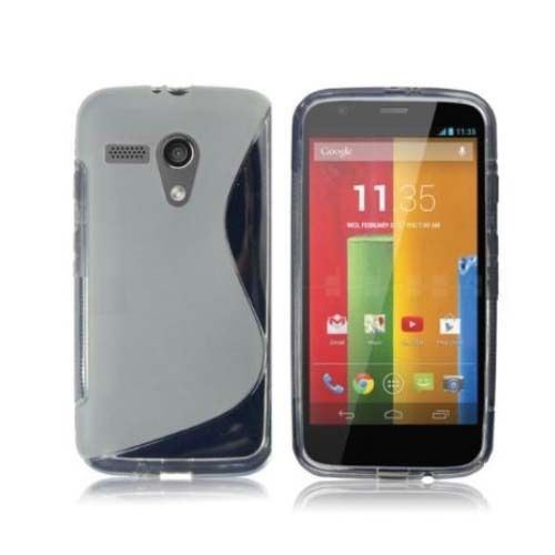 S-Gel Wave Tough Shockproof Phone Case Gel Cover Skin for Motorola Moto G
