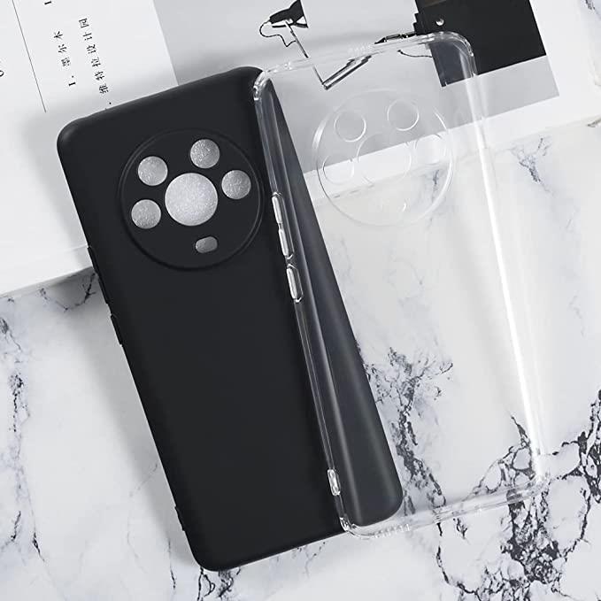 Black Gel Case Tough Shockproof Phone Case Gel Cover Skin for Honor Magic 4