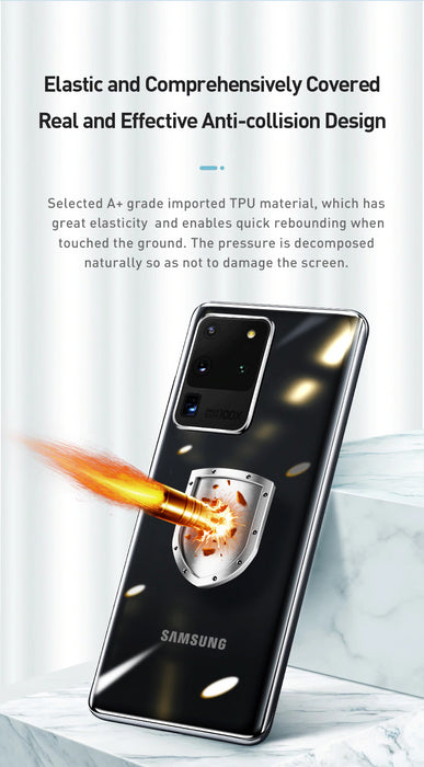 Samsung Galaxy S21 FE Silicone Gel Ultra Slim Case Clear