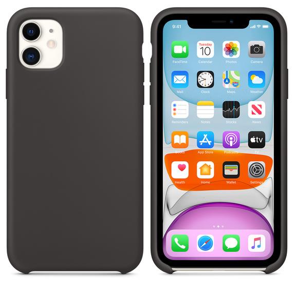 Black Gel Case Tough Shockproof Phone Case Gel Cover Skin for iPhone 11