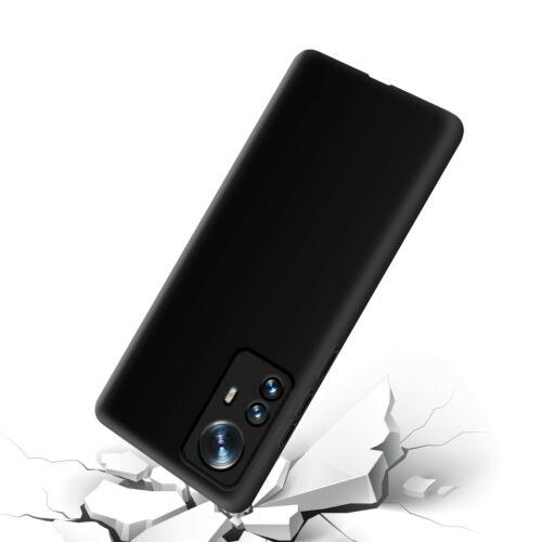 Black Gel Case Tough Shockproof Phone Case Gel Cover Skin for Xiaomi 12T 12T PRO