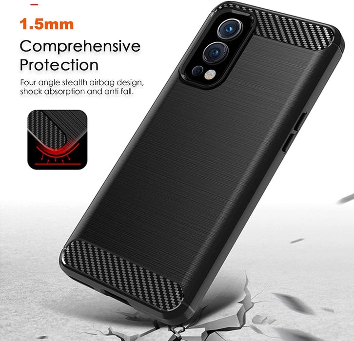 For OnePlus Nord 2 5G Armour Shockproof Gel Case Silicone Cover Case Thin