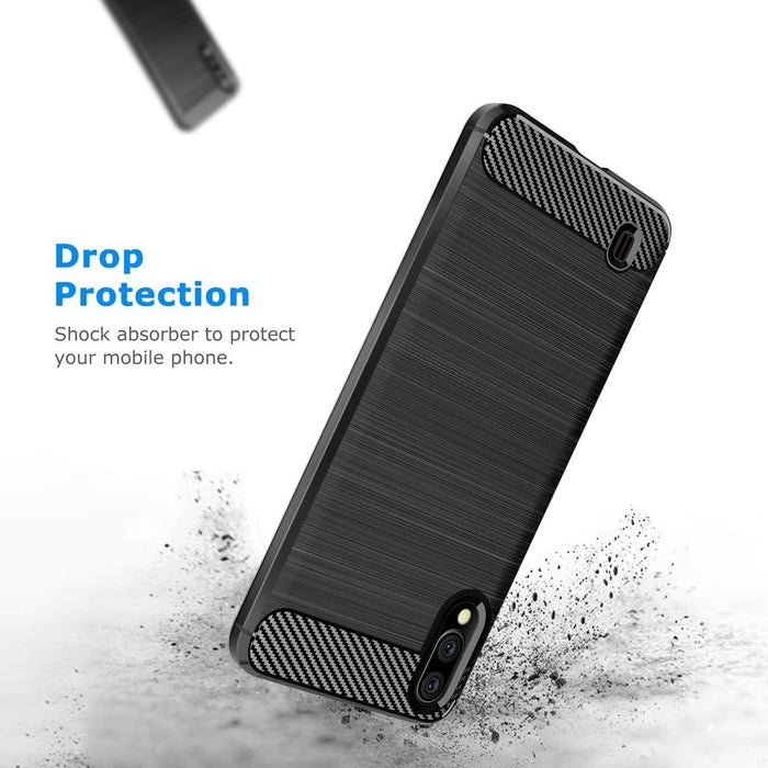 For Samsung A10 Armour Shockproof Gel Case Silicone Cover Case Thin