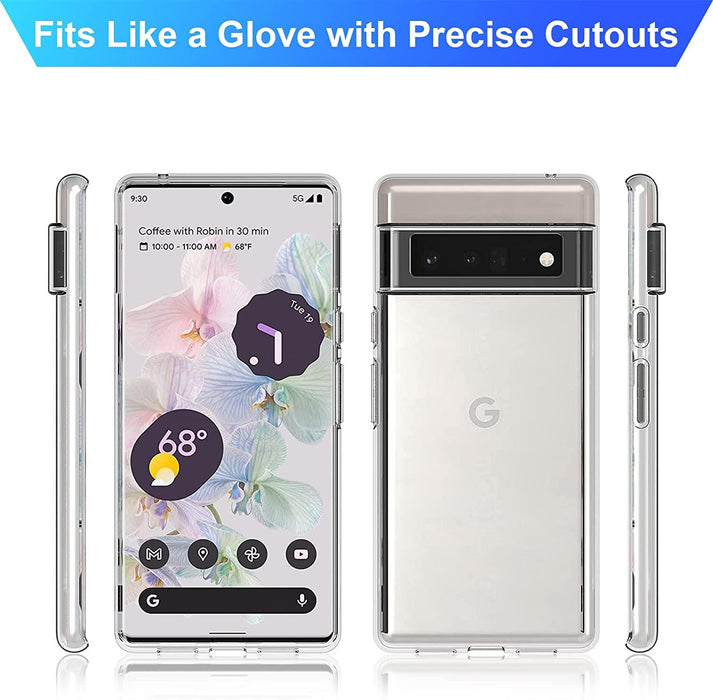 Google Pixel 6 Pro Silicone Gel Ultra Slim Case Clear