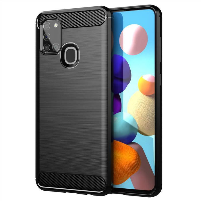 For Samsung A21s Armour Shockproof Gel Case Silicone Cover Case Thin