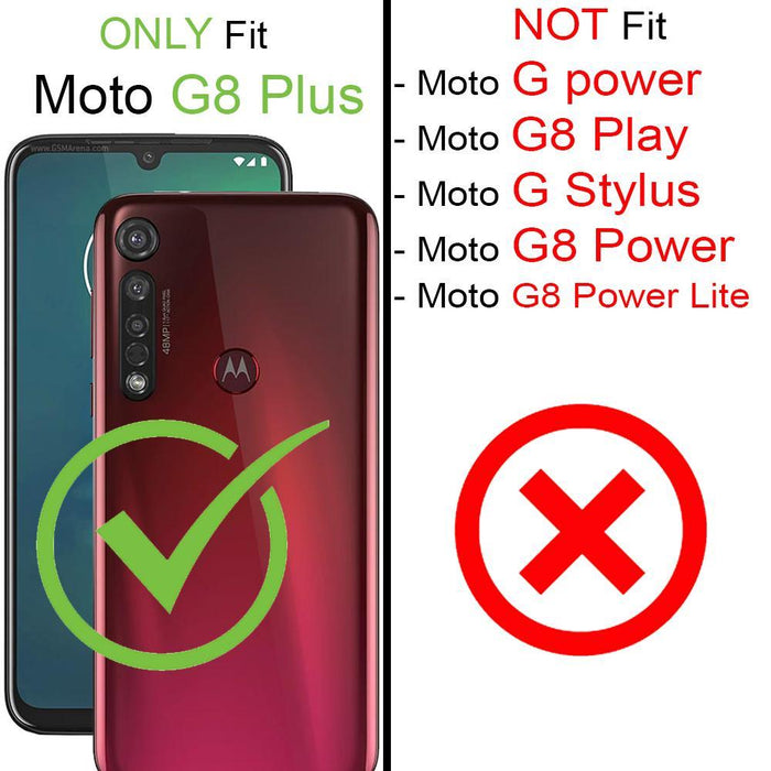 Motorola Moto G8+ Silicone Gel Ultra Slim Case Clear