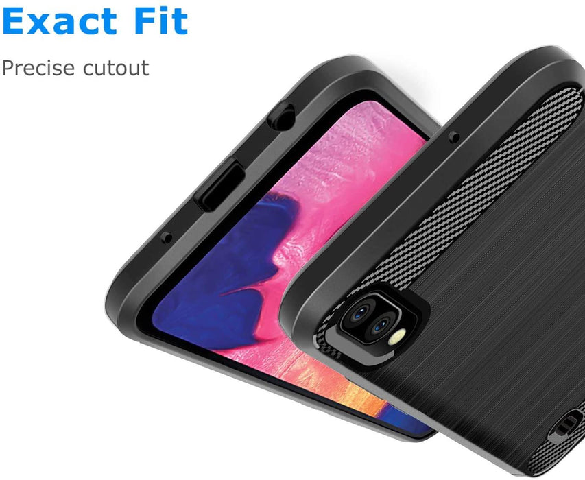 For Samsung A10 Armour Shockproof Gel Case Silicone Cover Case Thin