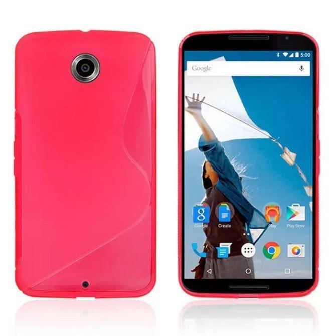 S-Gel Wave Tough Shockproof Phone Case Gel Cover Skin Motorola Nexus 6