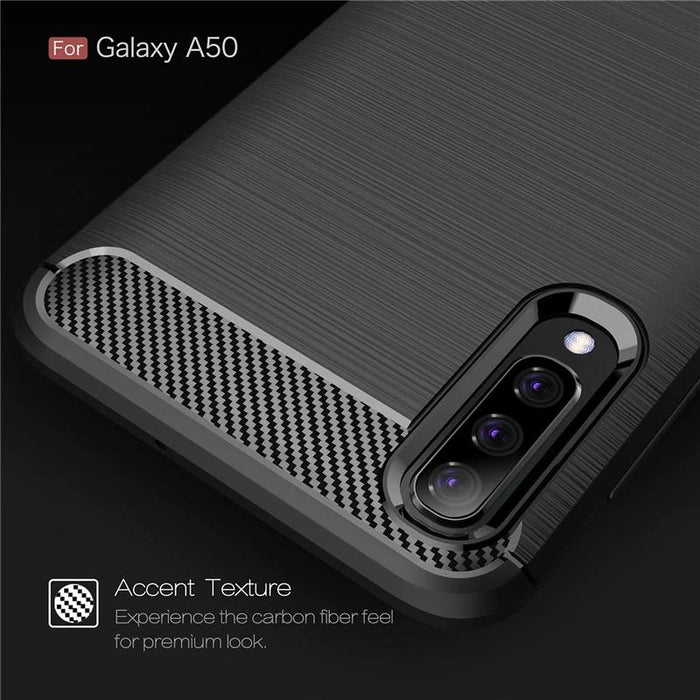 For Samsung A50 Armour Shockproof Gel Case Silicone Cover Case Thin