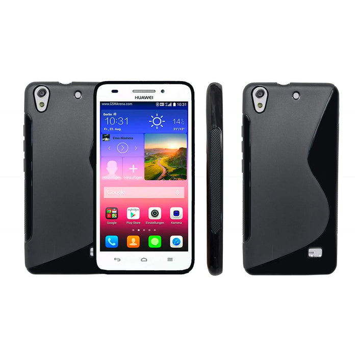 S-Gel Wave Tough Shockproof Phone Case Gel Cover Skin for Huawei Ascend G620S