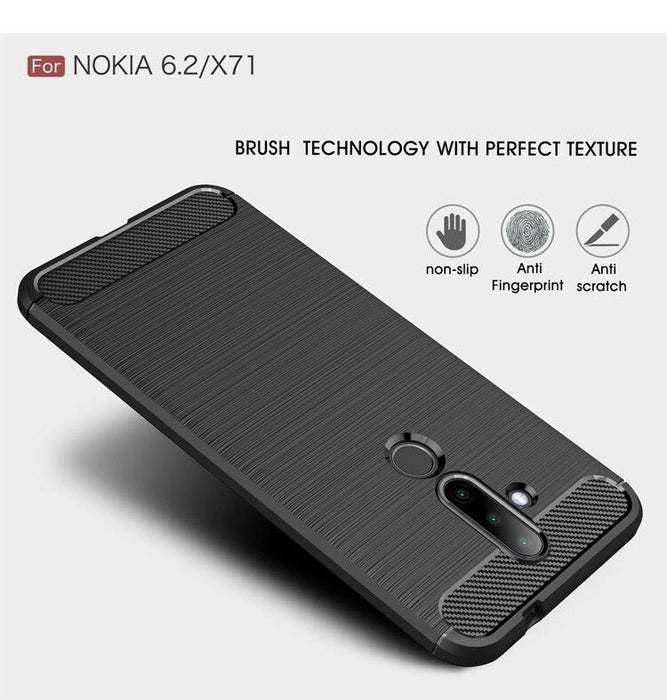 For NOKIA 6.2, 7.2 Armour Shockproof Gel Case Silicone Cover Case Thin