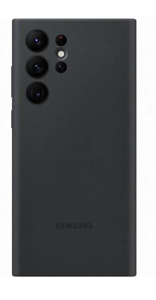 Black Gel Case Tough Shockproof Phone Case Gel Cover Skin for Samsung Galaxy S22 Ultra