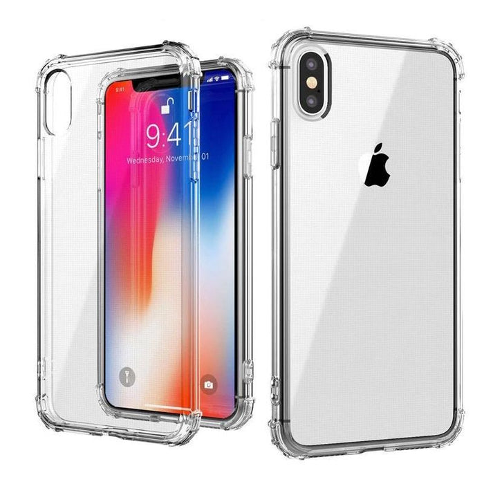 Shockproof Bumper Case Gel Cover for Apple iPhone XR - Clear