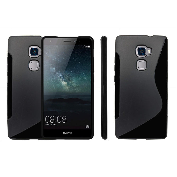 S-Gel Wave Tough Shockproof Phone Case Gel Cover Skin for Huawei Mate S