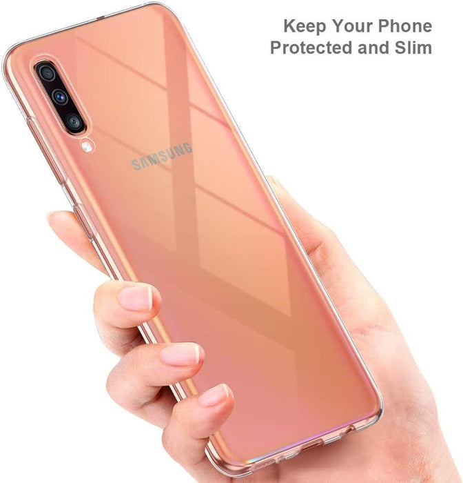 Samsung Galaxy A70 Silicone Gel Ultra Slim Case Clear