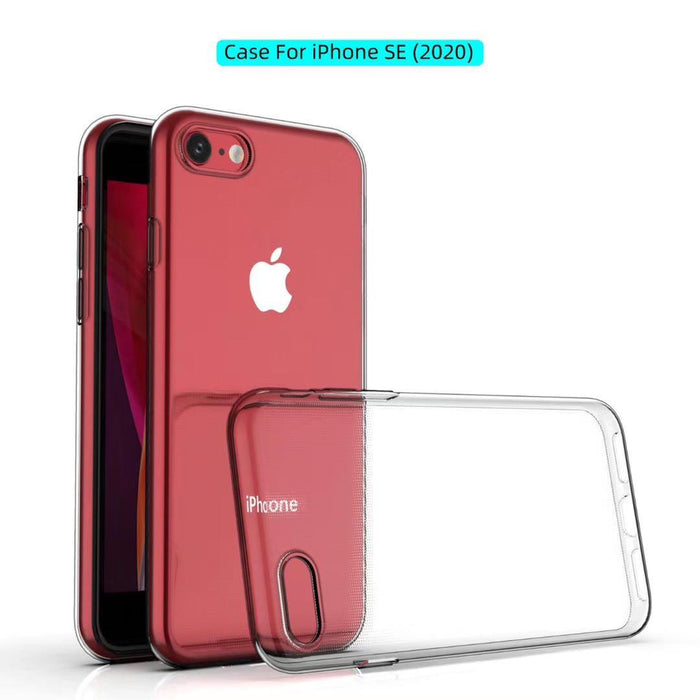 Apple iPhone 7 / 8 / SE 2 (2020) Silicone Gel Ultra Slim Case Clear