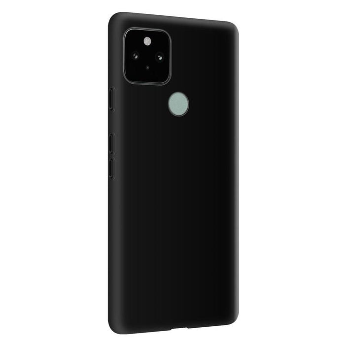Black Gel Case Tough Shockproof Phone Case Gel Cover Skin for Google Pixel 5