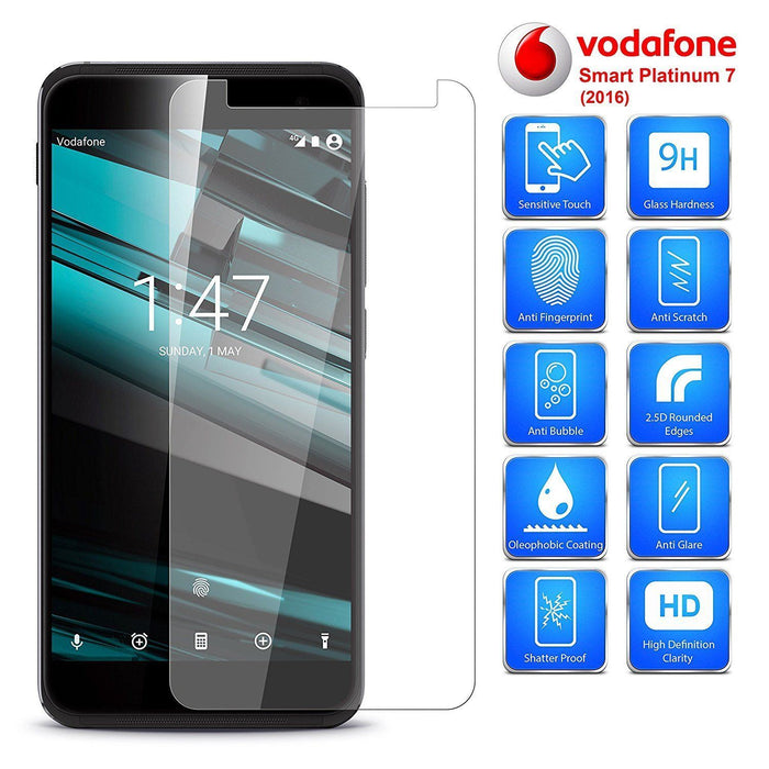 Vodafone Smart Platinum 7  2.5D Tempered Glass Screen Protector