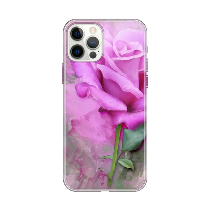 Personalised Case Silicone Gel Ultra Slim for All Apple Mobiles - FLO174