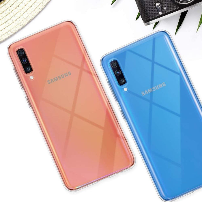 Samsung Galaxy A70 Silicone Gel Ultra Slim Case Clear