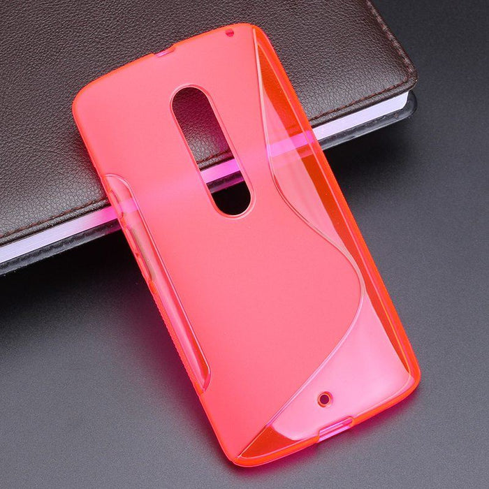S-Gel Wave Tough Shockproof Phone Case Gel Cover Skin for Motorola Moto X