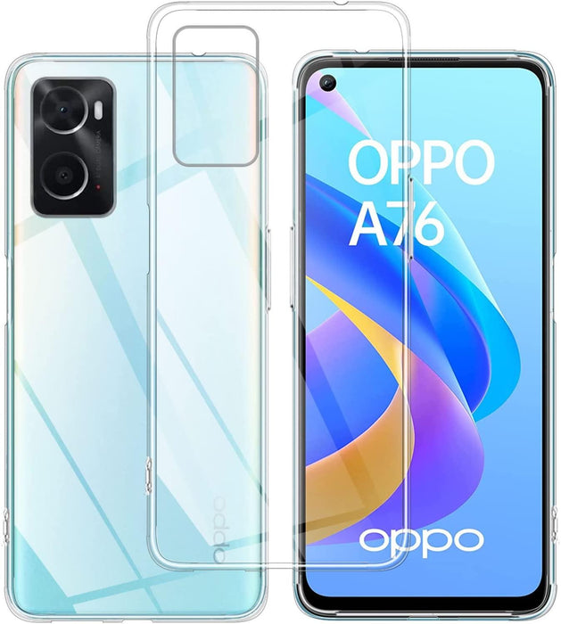 Oppo A76/A96 Silicone Gel Ultra Slim Case Clear