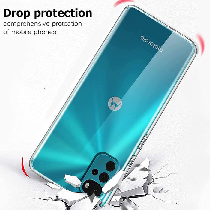 Motorola Moto E32 Silicone Gel Ultra Slim Case Clear
