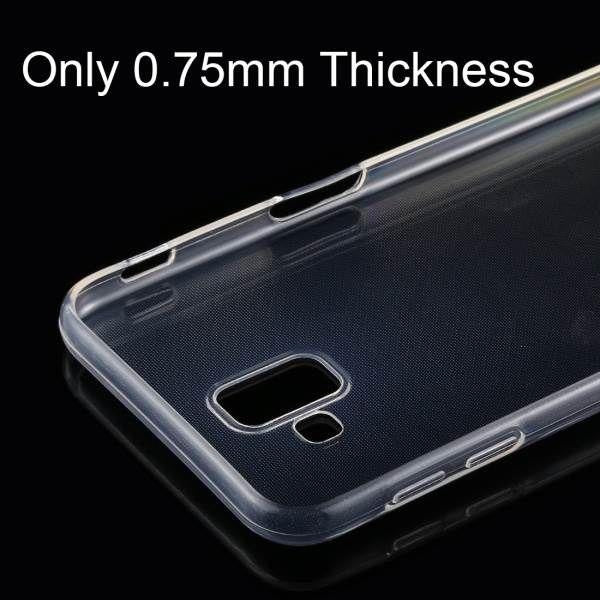 Samsung J6+ Silicone Gel Ultra Slim Case Clear