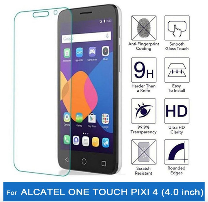 OUT Alcatel Pixi 4 (4.0) 2.5D Tempered Glass Screen Protector