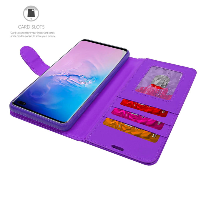Samsung Galaxy S10+ Flip Folio Book Wallet Case