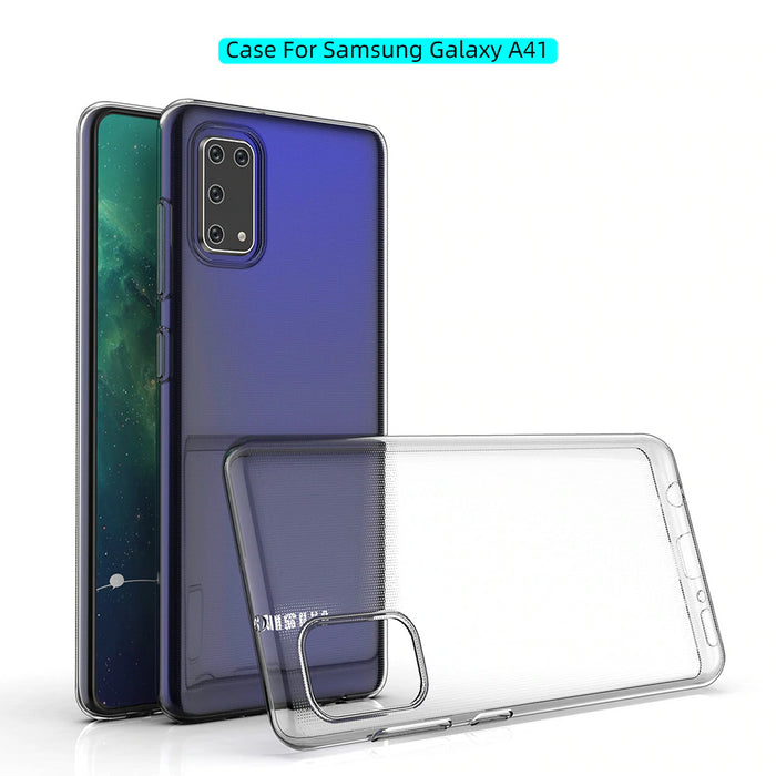 Samsung A41 Silicone Gel Ultra Slim Case Clear