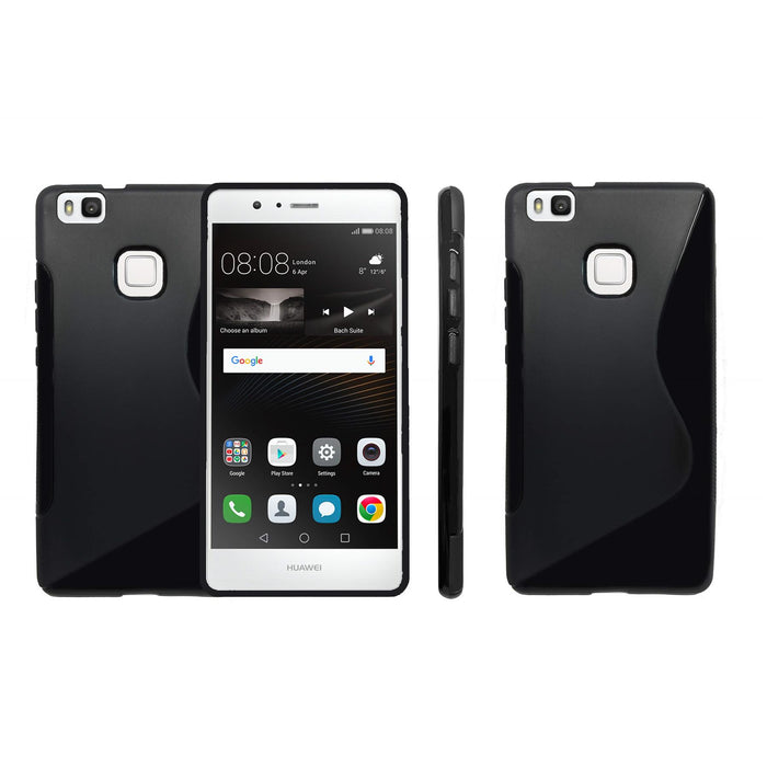 S-Gel Wave Tough Shockproof Phone Case Gel Cover Skin for Huawei P9 Lite