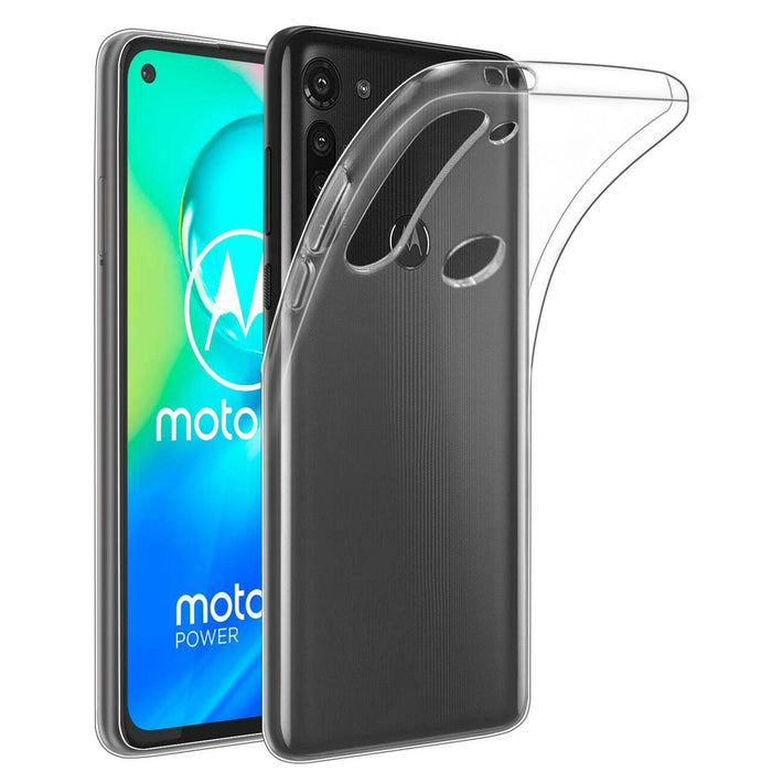 Motorola Moto G8 Power Silicone Gel Ultra Slim Case Clear